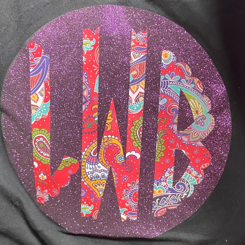 Roaman's size 4X bundle lot of 4monogram Tops LWB stretch‎ comfy floral paisley - Picture 5 of 6